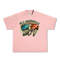 Salmon All American boy 4th of july Urban Heavy Tee - FaDigitalArtStudio