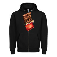 Black chocolate Zipper Hoodie - AdoDesignShop