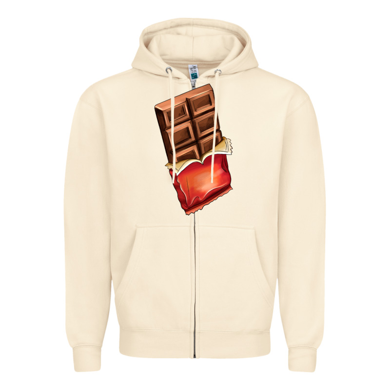 Chocolate Zipper Hoodie by AdoDesignShop | Teevron