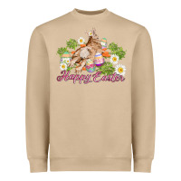 Mushroom easter bunny with carrots and daisy Heavyweight Sweatshirt - AdoDesignShop