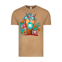 Vintage Camel Dentist Cold Drink Frappe Vintage Tee - FaDigitalArtStudio