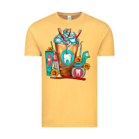 Vintage Mustard Dentist Cold Drink Frappe Vintage Tee - FaDigitalArtStudio