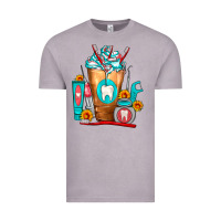 Vintage Zinc Dentist Cold Drink Frappe Vintage Tee - FaDigitalArtStudio
