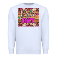 White race day Premium Sweatshirt - JahusDesignShop