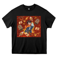 Black wizard boy with magic items Heavy Core Tee - TumblerDesignByShophia