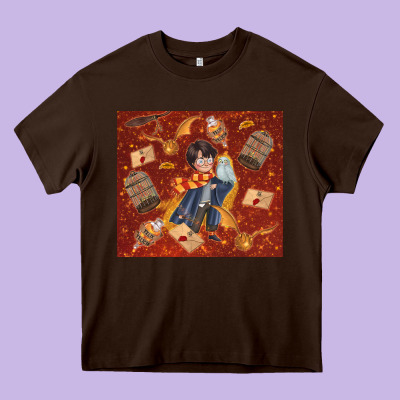 Wizard Boy With Magic Items Heavy Core Tee Designed By Tumblerdesignbyshophia
