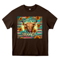 Chocolate Brown don't be a salty heifer Heavy Core Tee - Jasminsmagicworld