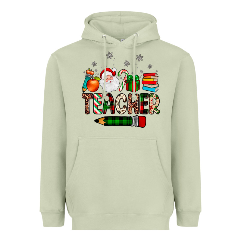 Teacher Christmas Heavyweight Hoodie by JahusDesignShop | Teevron