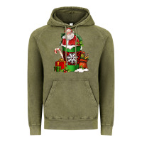 Vintage Olive Christmas Santa Claus Coffee Cup Vintage Hoodie - FaDigitalArtStudio