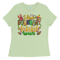Matcha ı have boundary issues mardi gras olivia Ladies Tee - OliviaCreatesArt