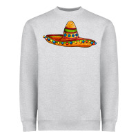Heather Grey sombrero Heavyweight Sweatshirt - AdoDesignShop