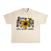Sandshell Being a mom makes my life complete Mother's Day Urban Heavy Tee - FaDigitalArtStudio