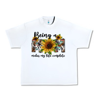 White Being a mom makes my life complete Mother's Day Urban Heavy Tee - FaDigitalArtStudio