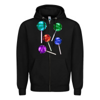 Black lollipops Zipper Hoodie - AdoDesignShop