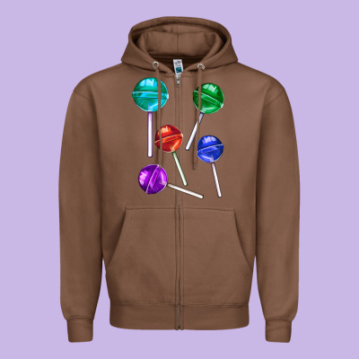 Lollipops Zipper Hoodie Designed By Adodesignshop