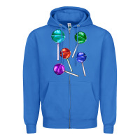 True Royal lollipops Zipper Hoodie - AdoDesignShop