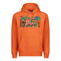 Carrot Western Just A Little Moody Cow Premium Hoodie - LillyAllenDesigns