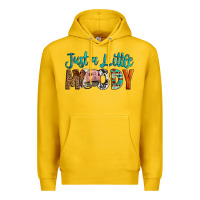 Lemon Western Just A Little Moody Cow Premium Hoodie - LillyAllenDesigns
