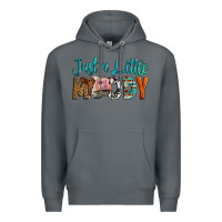 Rock Western Just A Little Moody Cow Premium Hoodie - LillyAllenDesigns