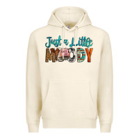 Tofu Western Just A Little Moody Cow Premium Hoodie - LillyAllenDesigns
