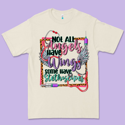 Not All Angels Have Wings Premium Tee Designed By Cowgirlartshop