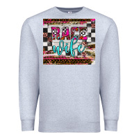 Heather Grey race wife Premium Sweatshirt - JahusDesignShop