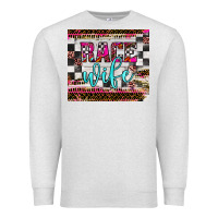 Oatmeal Heather race wife Premium Sweatshirt - JahusDesignShop