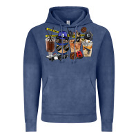 Vintage Denim Police Coffee Cups Vintage Hoodie - FaDigitalArtStudio