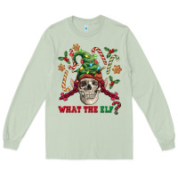 Matcha what the elf skull Long Sleeve Tee - FaDigitalArtStudio