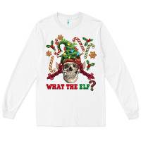 White what the elf skull Long Sleeve Tee - FaDigitalArtStudio