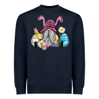 Navy easter gnome with eggs Heavyweight Sweatshirt - AdoDesignShop