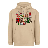 Mushroom nurse Christmas Heavyweight Hoodie - JahusDesignShop