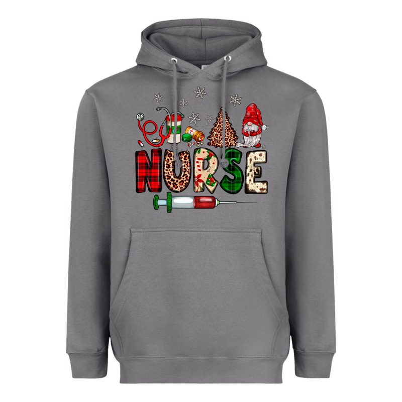 Nurse Christmas Heavyweight Hoodie by JahusDesignShop | Teevron