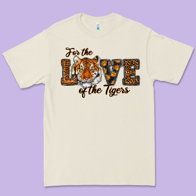 Love Of The Tigers Premium Tee Designed By Ranaportraitstore