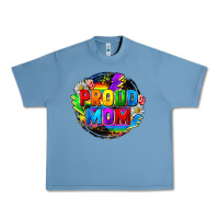 Pebble Blue Proud mom LGBTQ+ Mother's Day Urban Heavy Tee - FaDigitalArtStudio