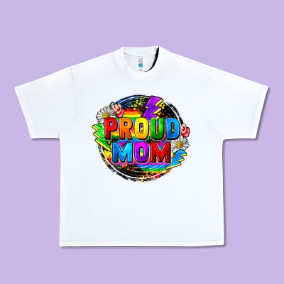 Proud Mom Lgbtq+ Mother's Day Urban Heavy Tee Designed By Fadigitalartstudio