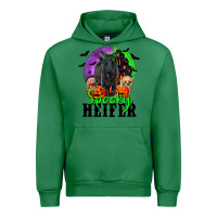 Emerald spooky heifer black angus Urban Hoodie - RanaPortraitStore