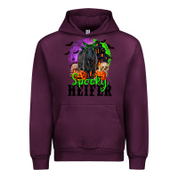 Mauve Wine spooky heifer black angus Urban Hoodie - RanaPortraitStore