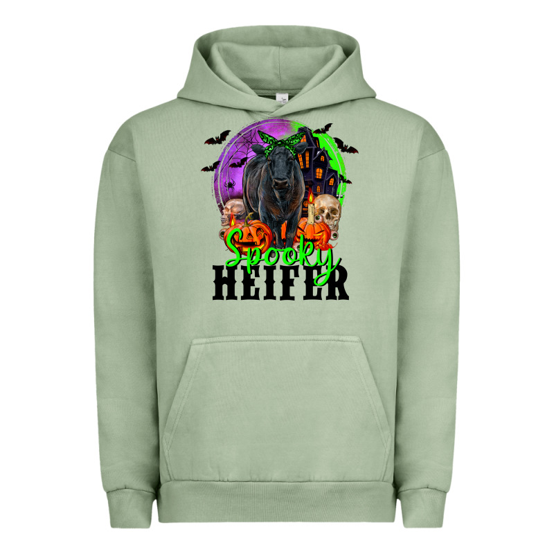 Spooky Heifer Black Angus Urban Hoodie by RanaPortraitStore | Teevron