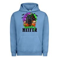 Pigment Pebble Blue spooky heifer black angus Urban Hoodie - RanaPortraitStore