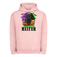 Pigment Salmon spooky heifer black angus Urban Hoodie - RanaPortraitStore