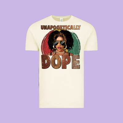 Unapologetically Dope Vintage Tee Designed By Fadigitalartstudio