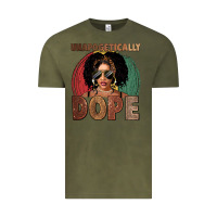 Vintage Olive Unapologetically dope Vintage Tee - FaDigitalArtStudio