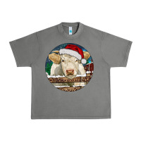 Tornado Charolais Cow Christmas Urban Heavy Tee - RanaPortraitStore