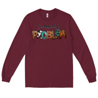 Burgundy Somebody's Problem Long Sleeve Tee - FaDigitalArtStudio