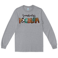 Heather Grey Somebody's Problem Long Sleeve Tee - FaDigitalArtStudio