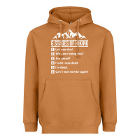 Meerkat hiking 6 stages of hiking funny hiking nature adventure Heavyweight Hoodie - baoMotion