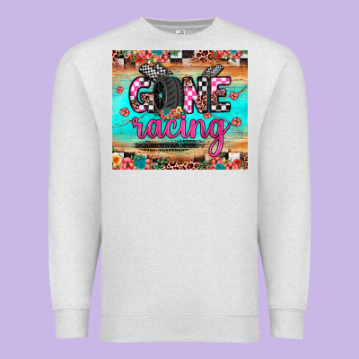 Gone Racing Premium Sweatshirt Designed By Jahusdesignshop