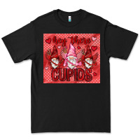 Black Hey there Cupids with gnomies tumbler Premium Tee - HowdyJamesFarm