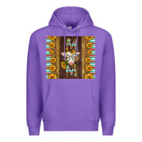 Purple Western Baby Calf Mom Premium Hoodie - LillyAllenDesigns
